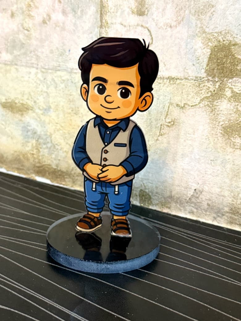 Personalised Cartoon Art Acrylic Standee