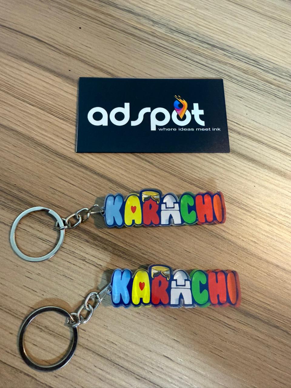 Truck Art Keyring (C)