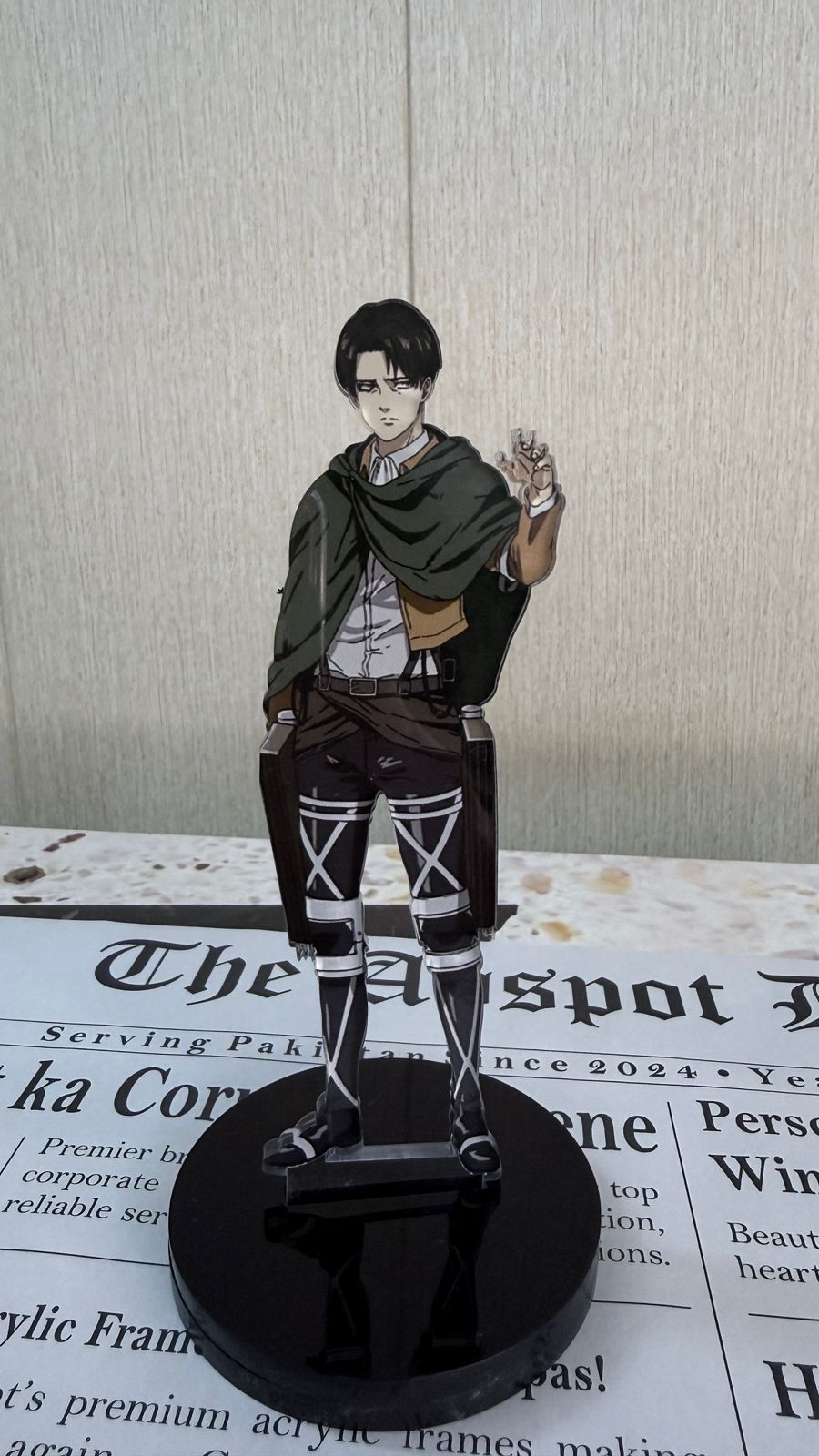 Customized Levi Ackerman's Acrylic Standee