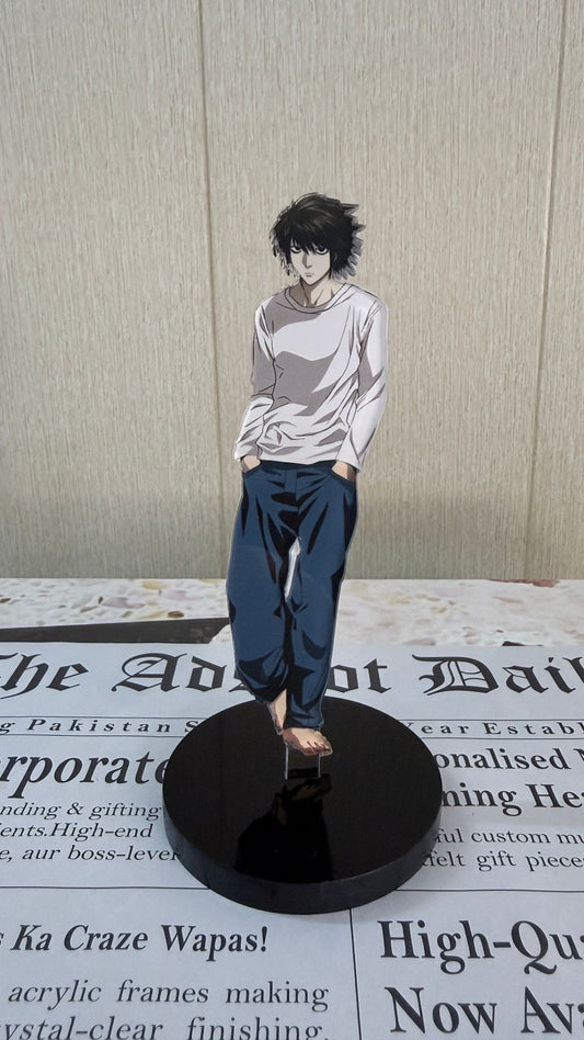 Customized L from Death note Acrylic Standee