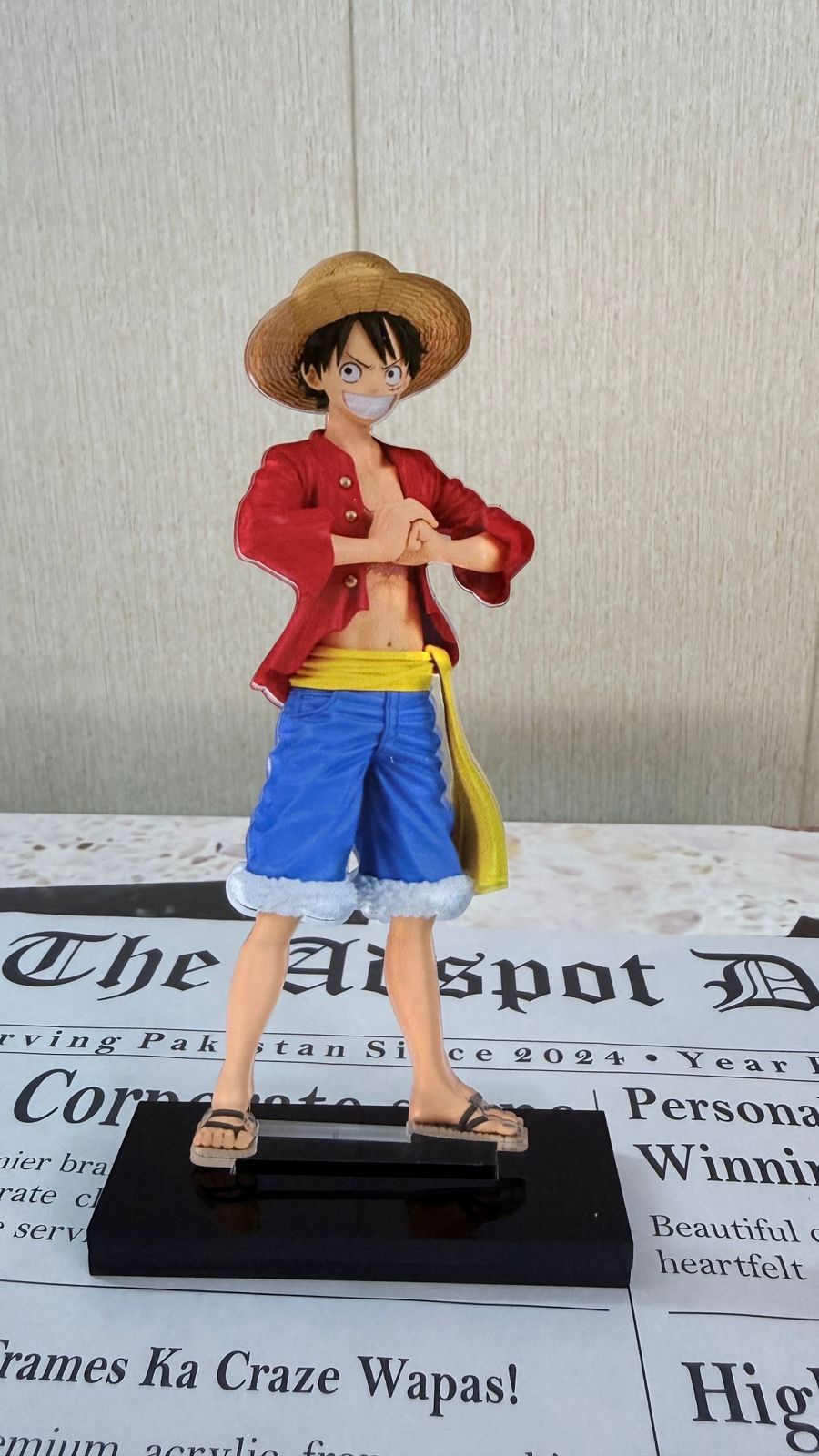 Customized Monkey d luffy Acrylic Standee
