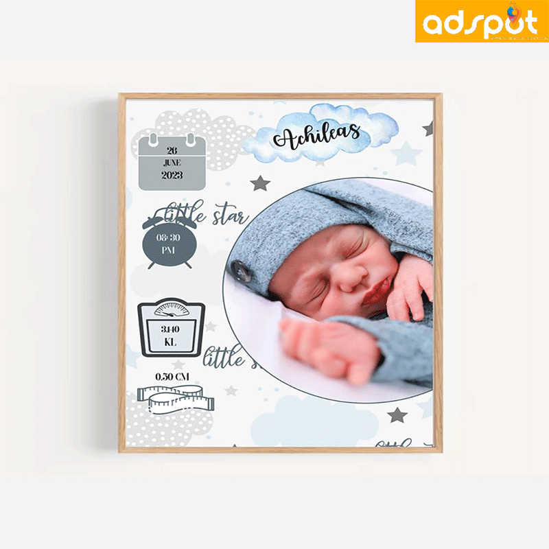 New Born Babies Acrylic Frames (F)
