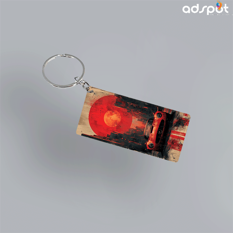 Sports Car Keyring (B)