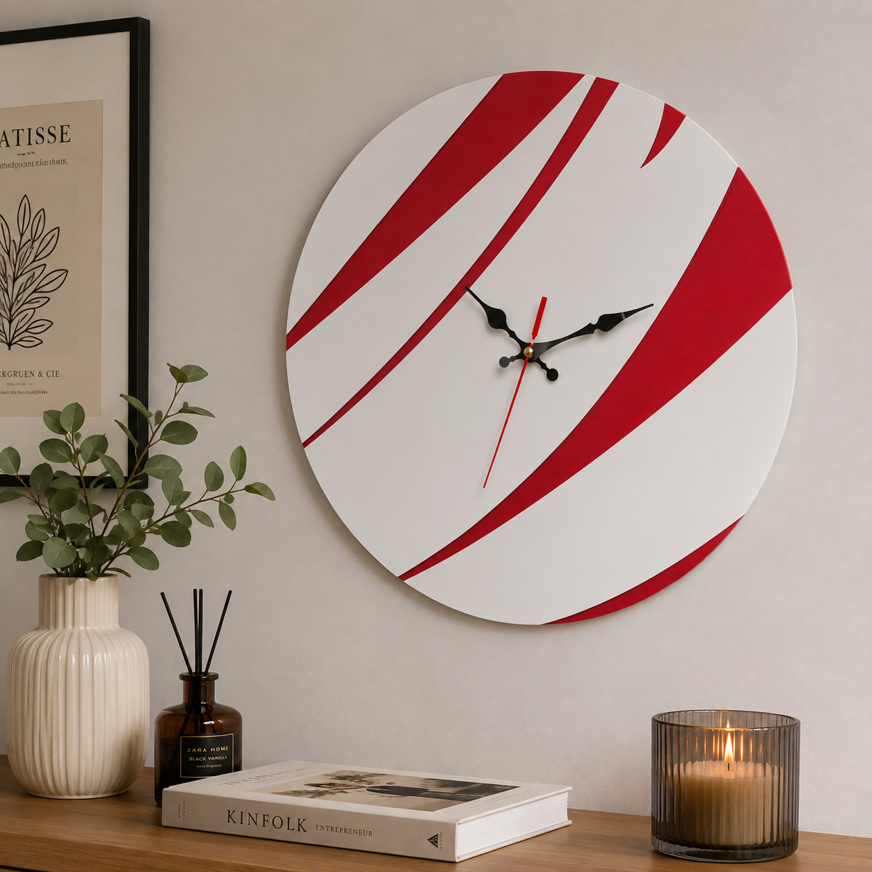 Acrylic Wall Clock (E)