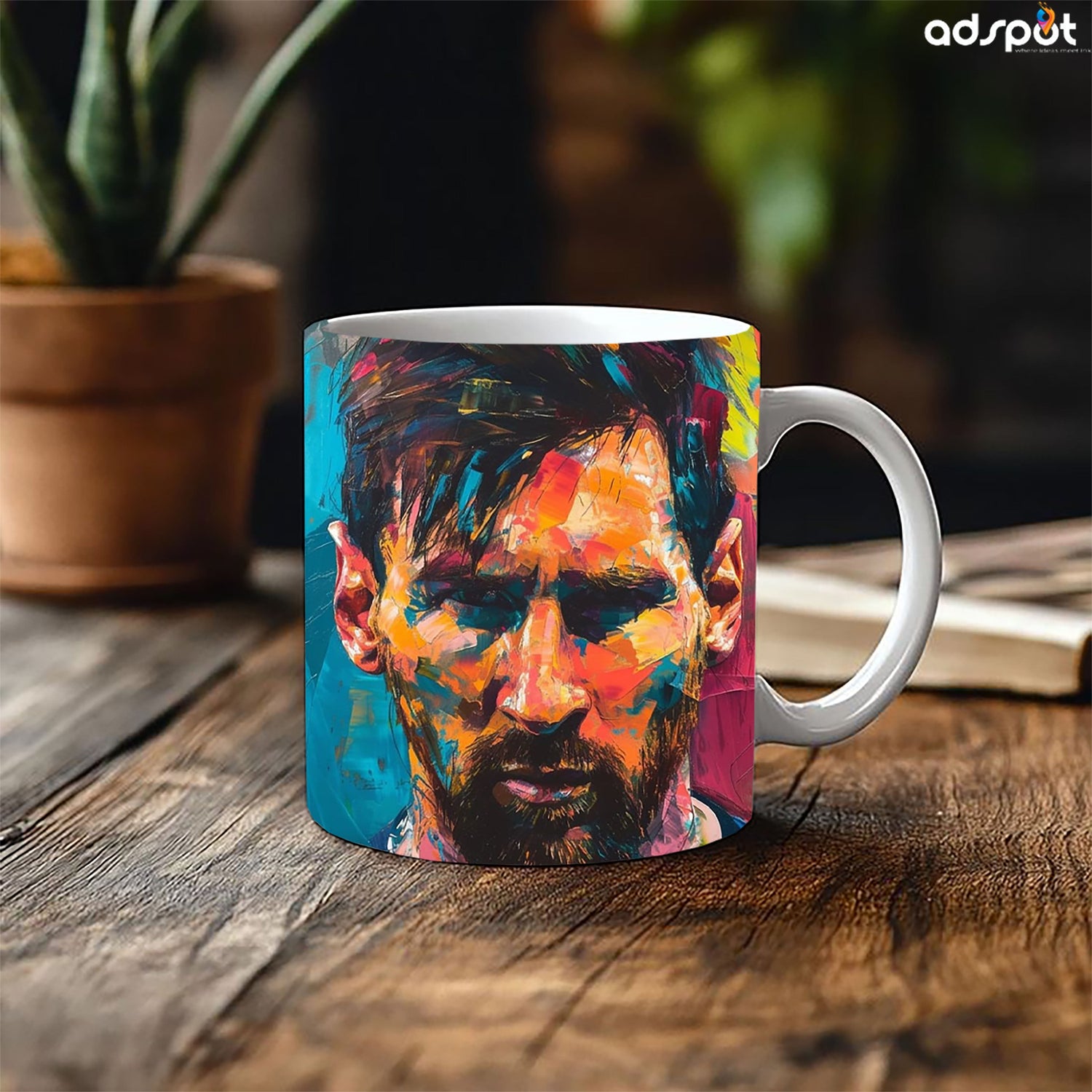 Customized Mugs Football Design