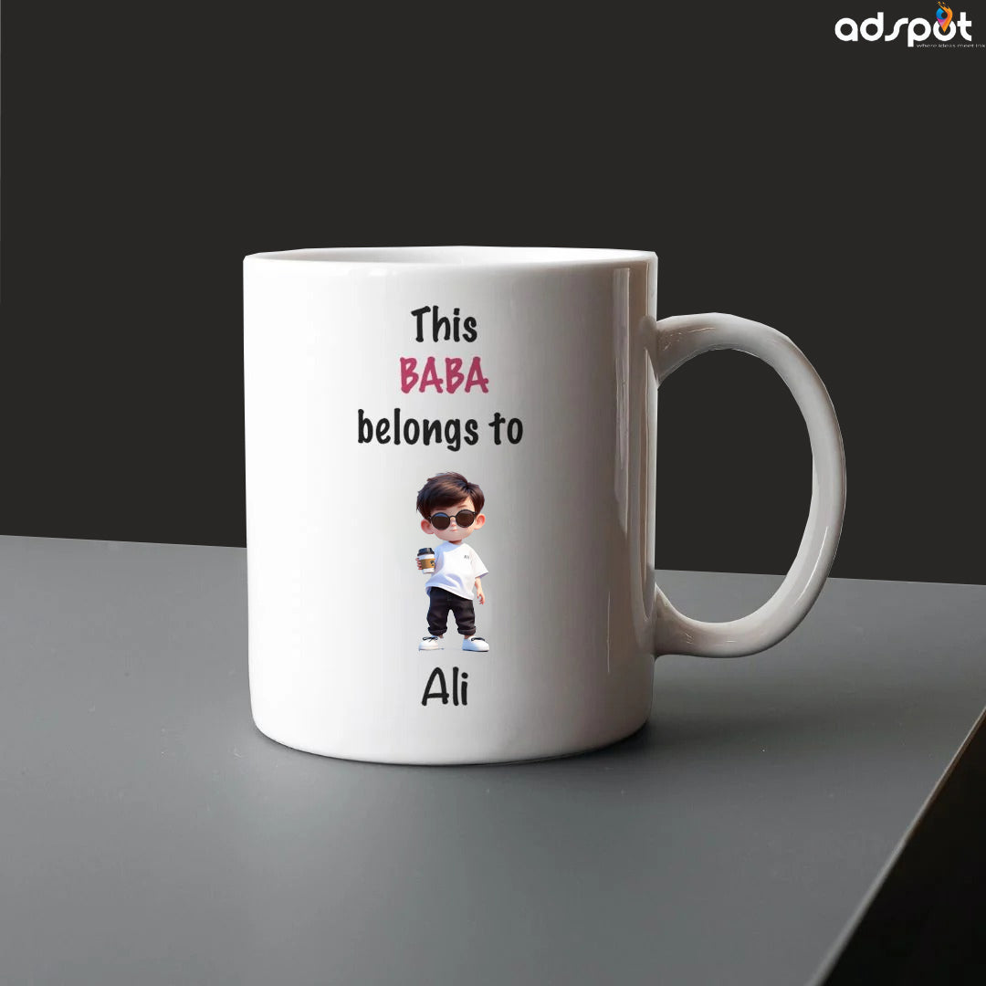 Customized Mugs Family Names Design