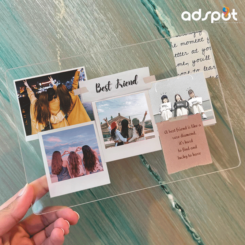 Customized Acrylic Frame Best Friend's Design