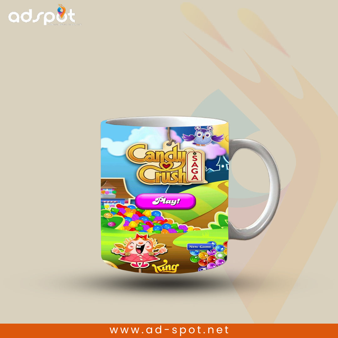 Customized Mugs Candy Crush Design