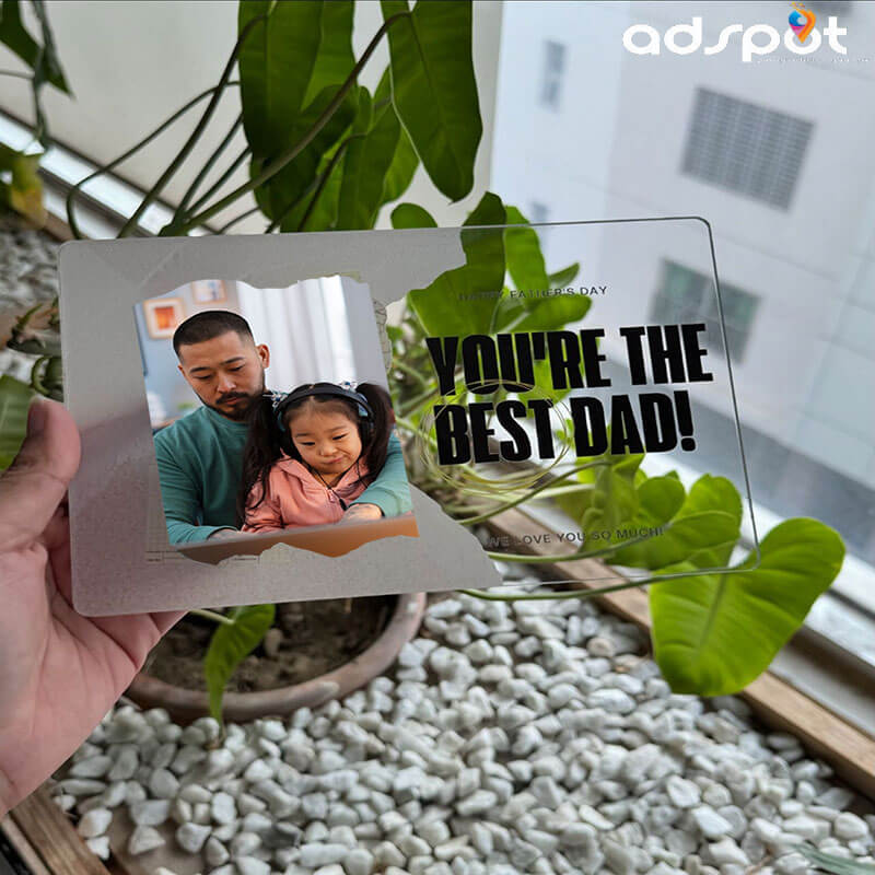 Customized Acrylic Frames Father's Day Design