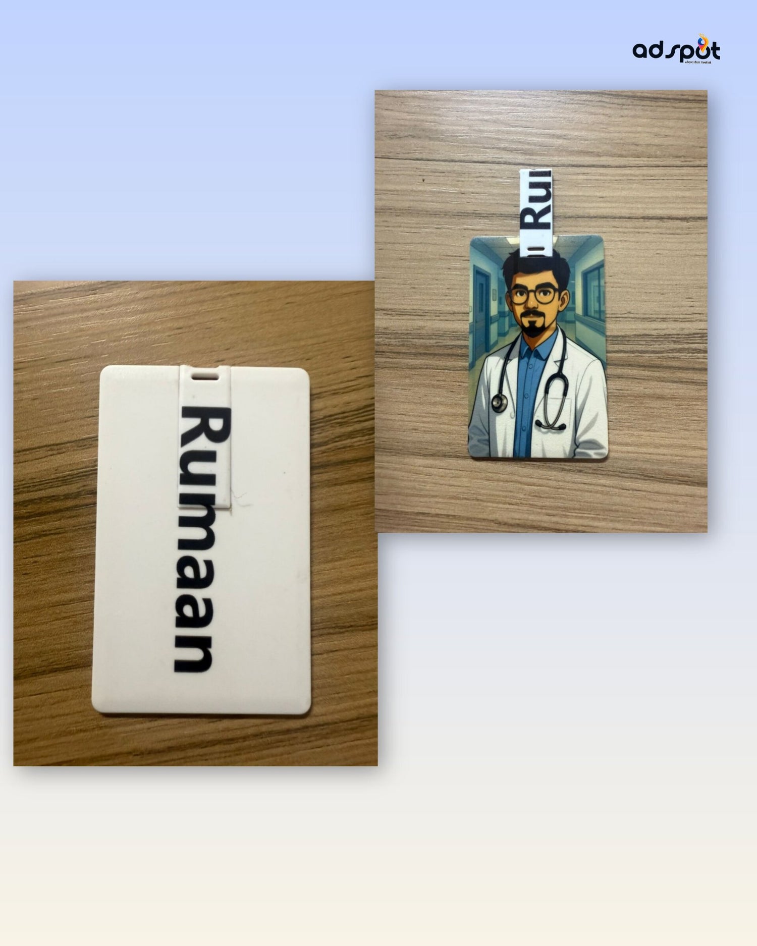 Customized USB Card Name Or Picture Deisgn