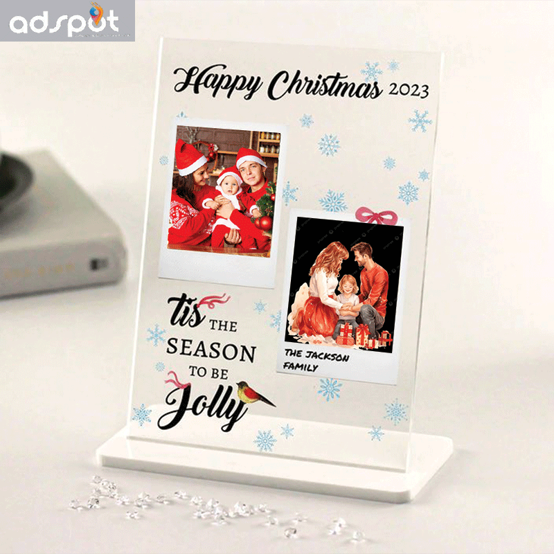 Customized Acrylic Frames Christmas Design