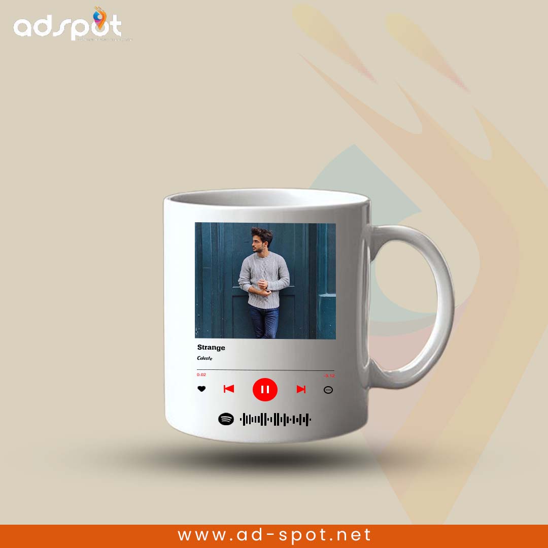 Customized Mugs Spotify Design