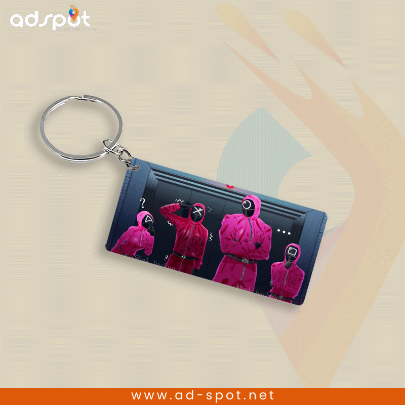 Customized Keyring Squid Game Design