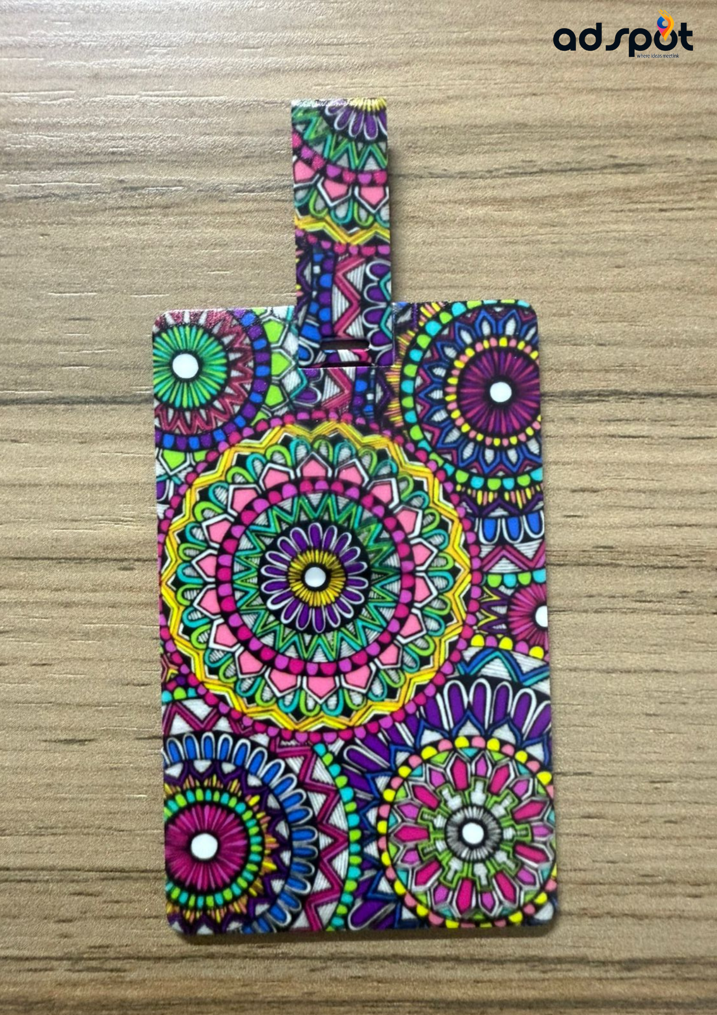 Customized USb Card Floral Print