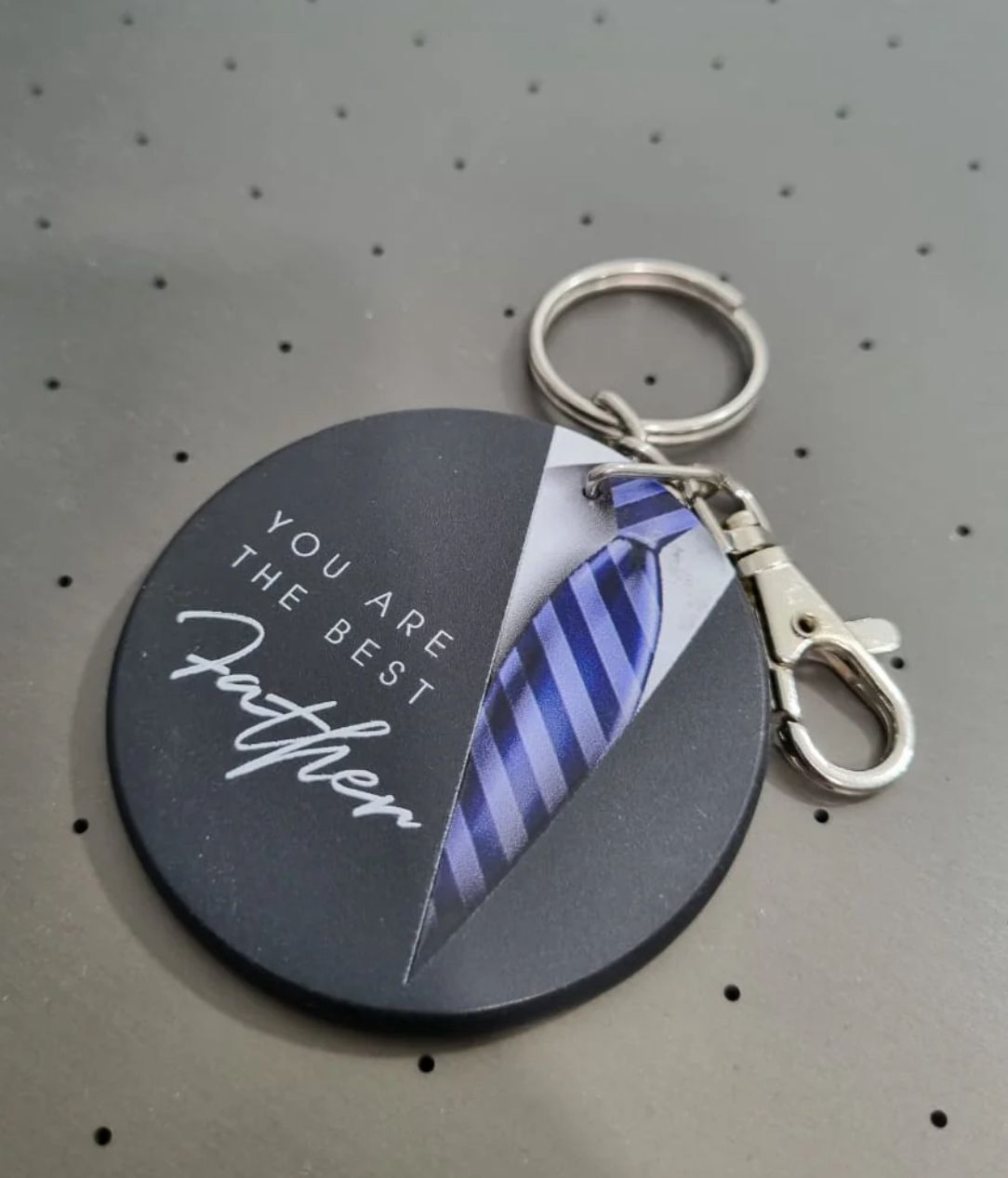 Customized Key ring Fathers Day Design