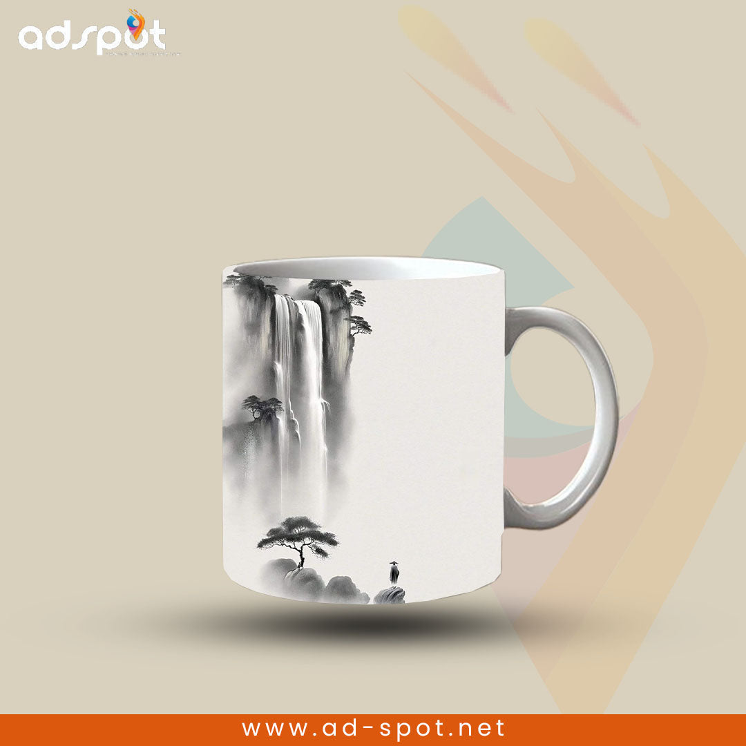 Customized Mugs Scenery Design
