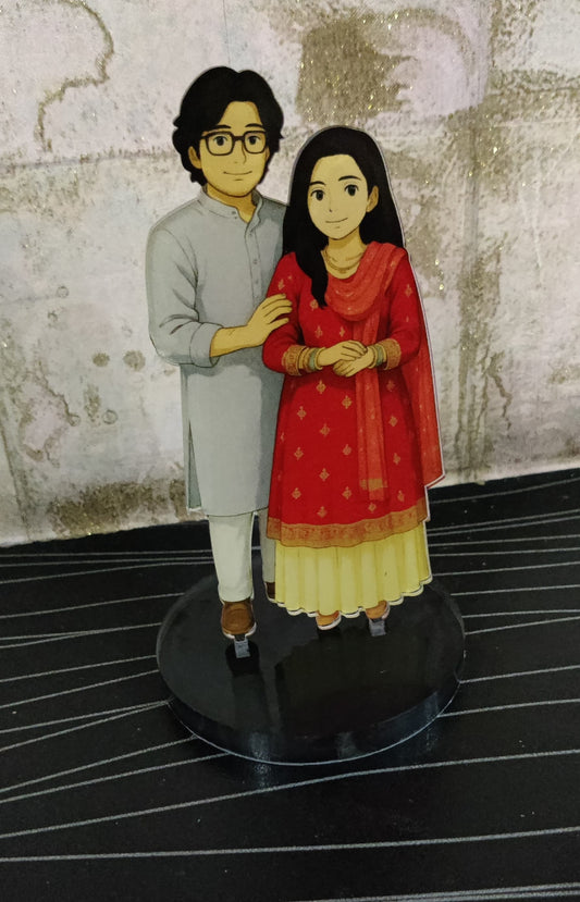 Personalised Cartoon Art Acrylic Standee