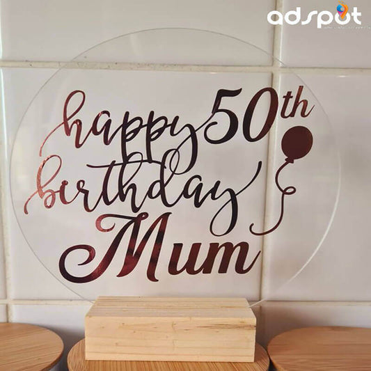 Birthday Acrylic Frames (J)