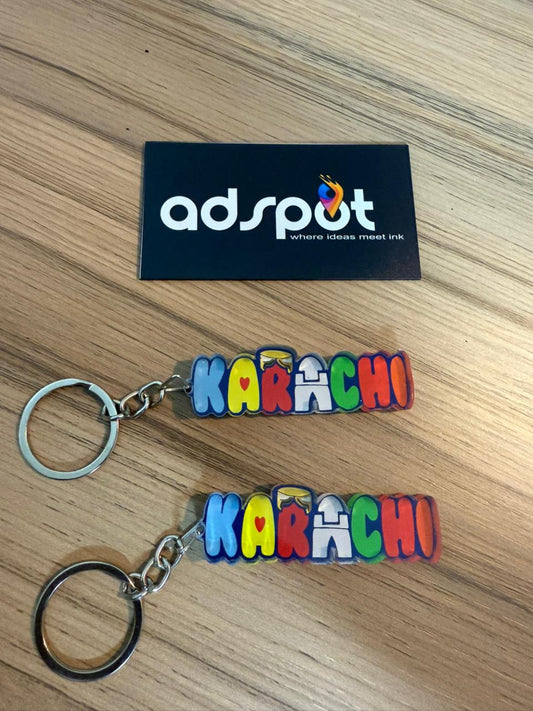 Truck Art Keyring (C)