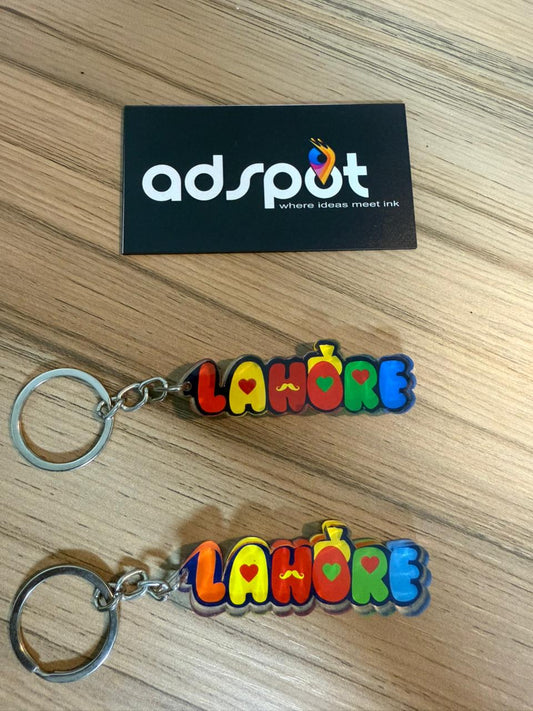 Truck Art Keyring (D)