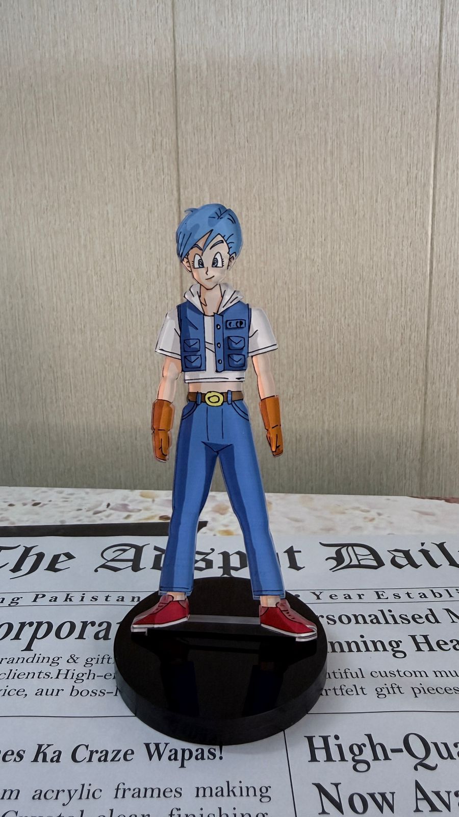 Customized Bulma's  Acrylic Standee