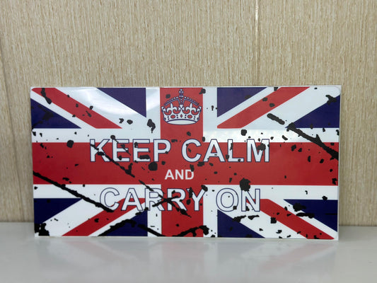 Vintage Style "Keep Calm" Wall Art