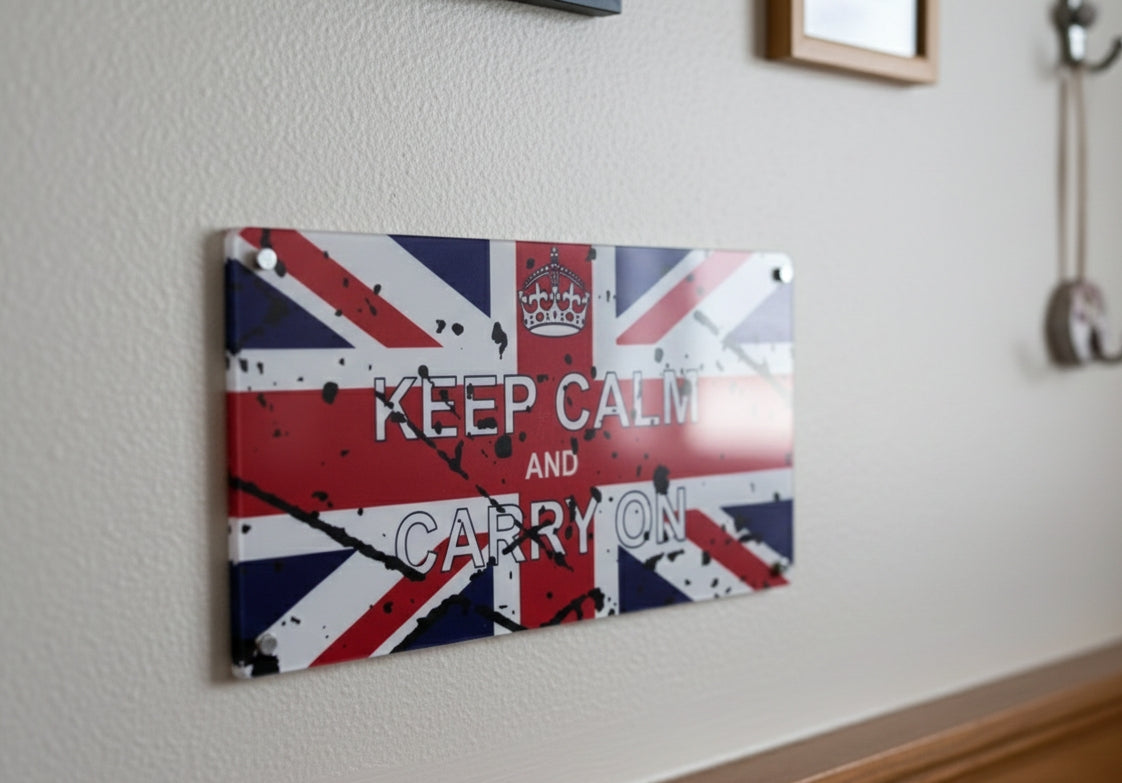 Vintage Style "Keep Calm" Wall Art