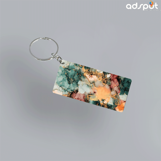 Marble Art Keyring (A)