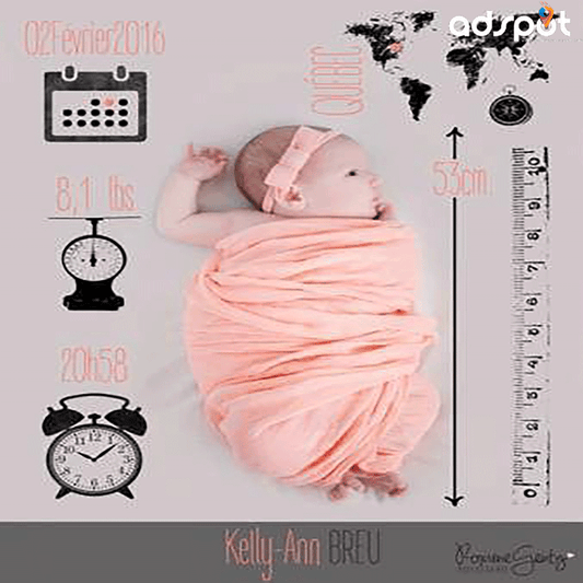 New Born Babies Acrylic Frames (B)
