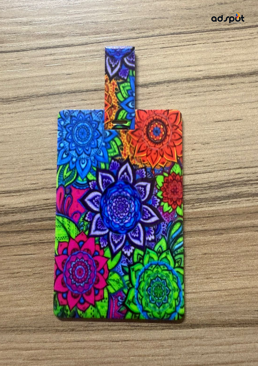 USB Card Floral Print (H)