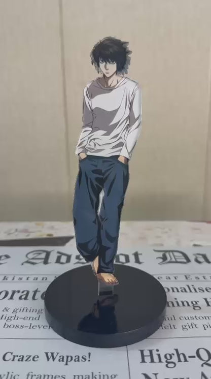 Customized L from Death note Acrylic Standee