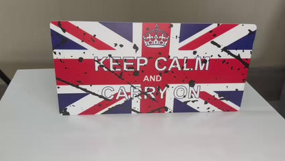 Vintage Style "Keep Calm" Wall Art