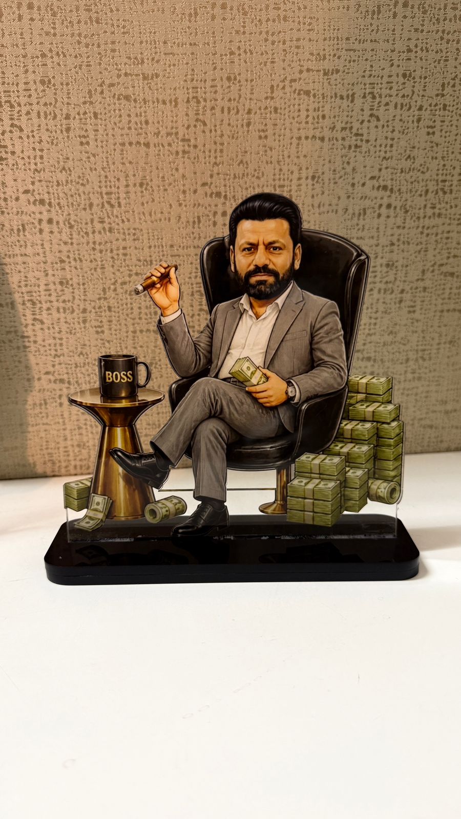 Personalized Boss Caricature Acrylic Display