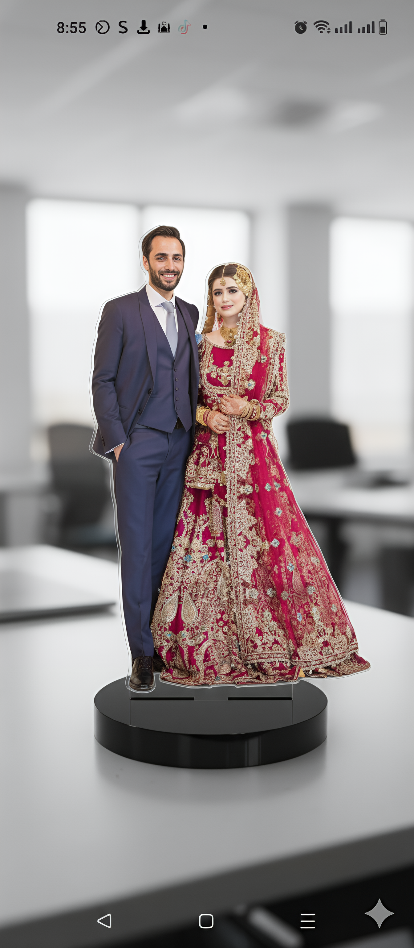 Wedding Acrylic Image Standee