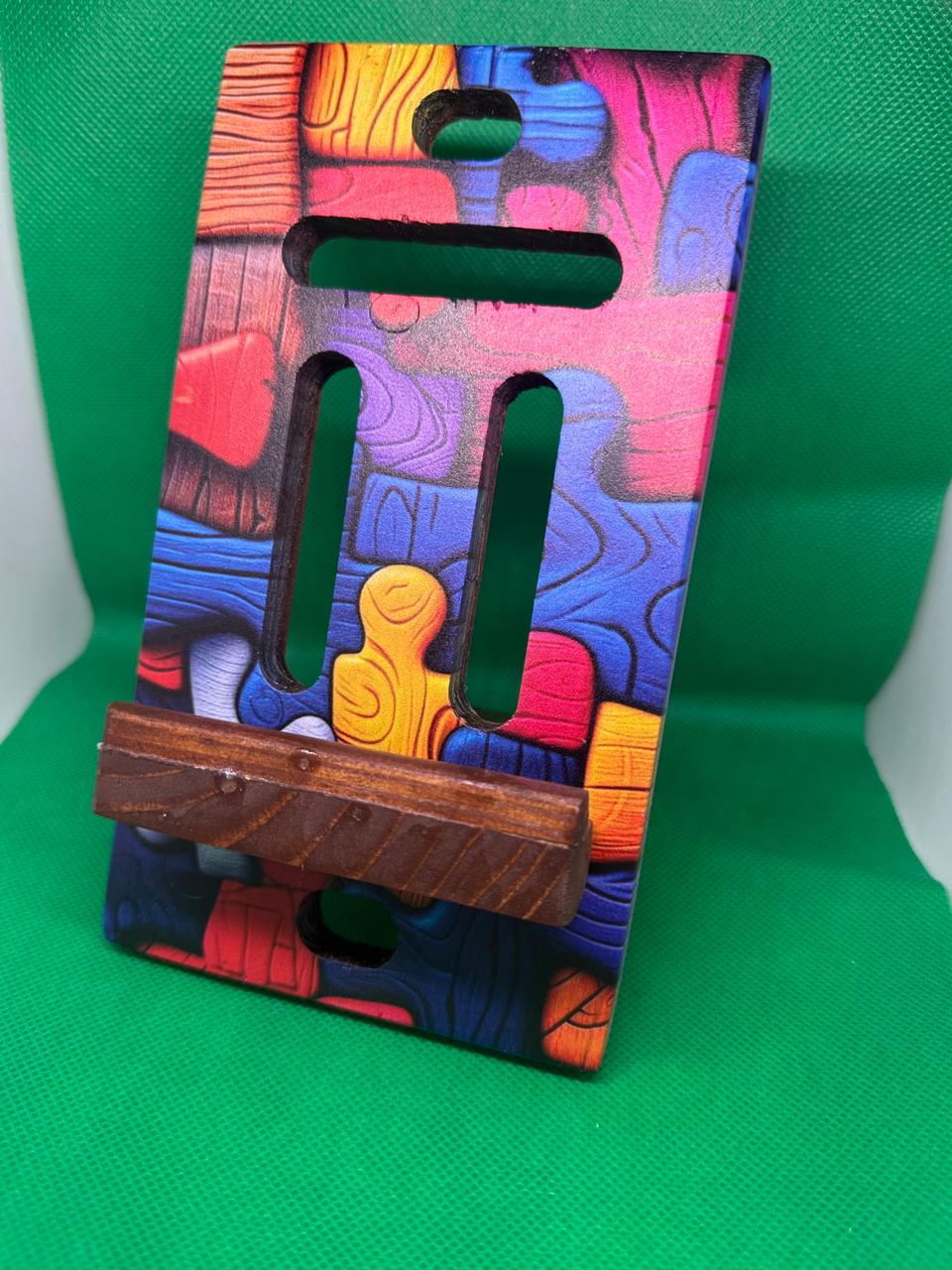 Patterned Mobile Holder (B)