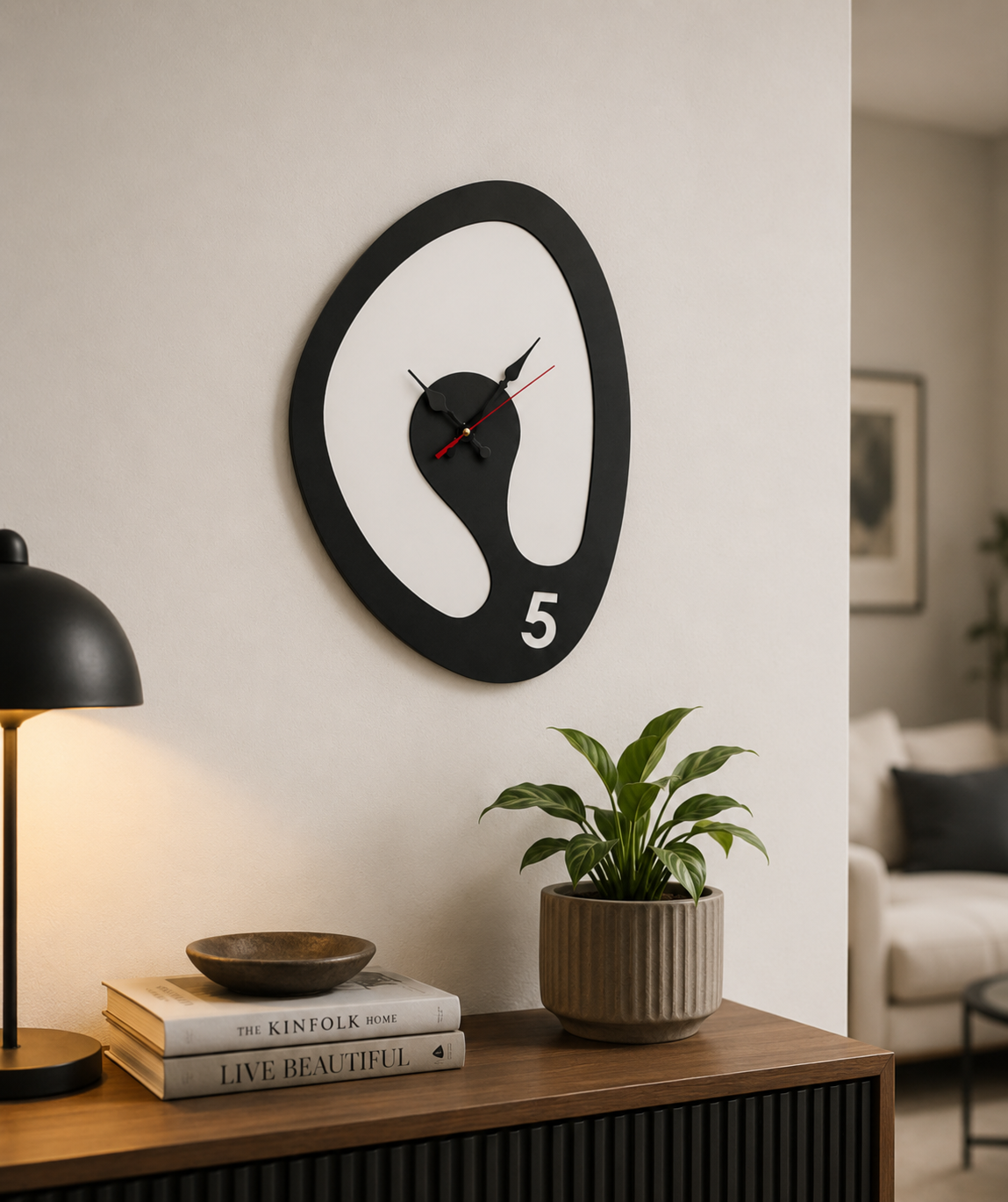 Acrylic Wall Clock  (ZZ)