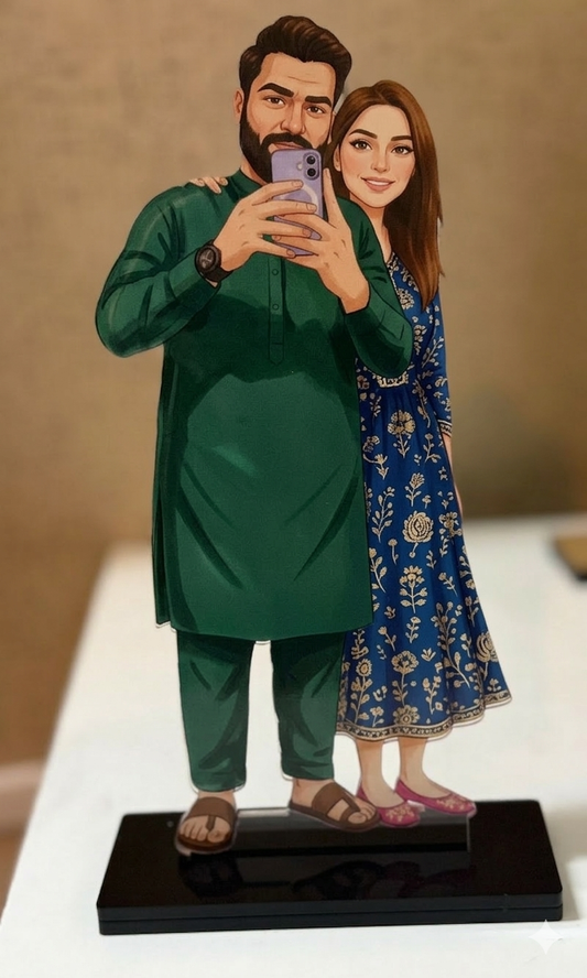 Personalised Cartoon Art Acrylic Standee