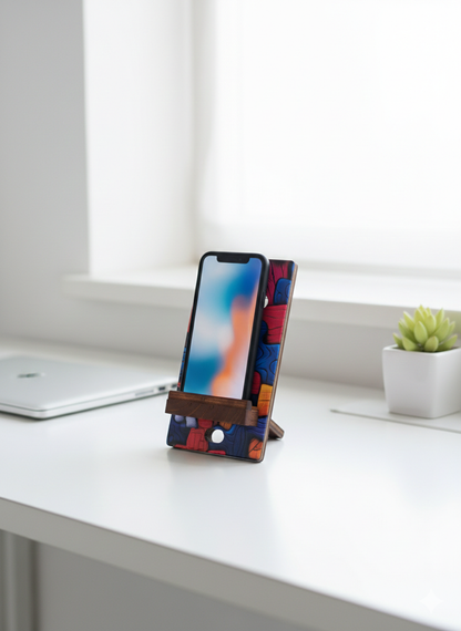 Patterned Mobile Holder (B)