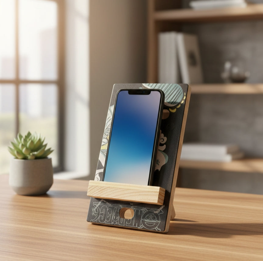 Patterned Mobile Holder (E)