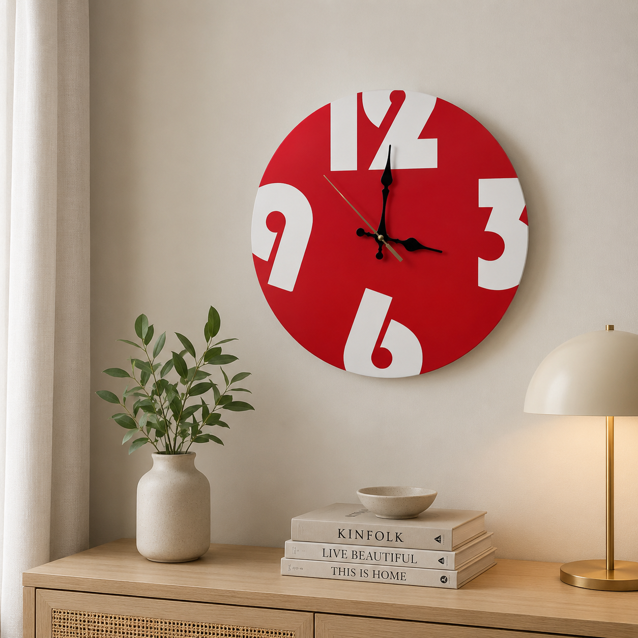 Acrylic Wall Clock  (B)