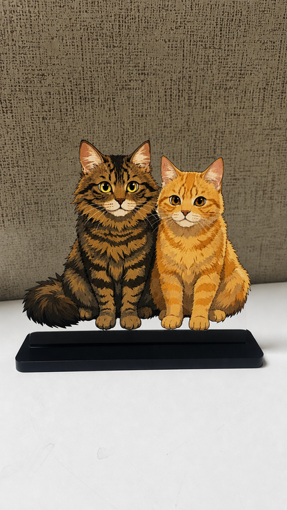Personalized Acrylic Pet Desk Standee