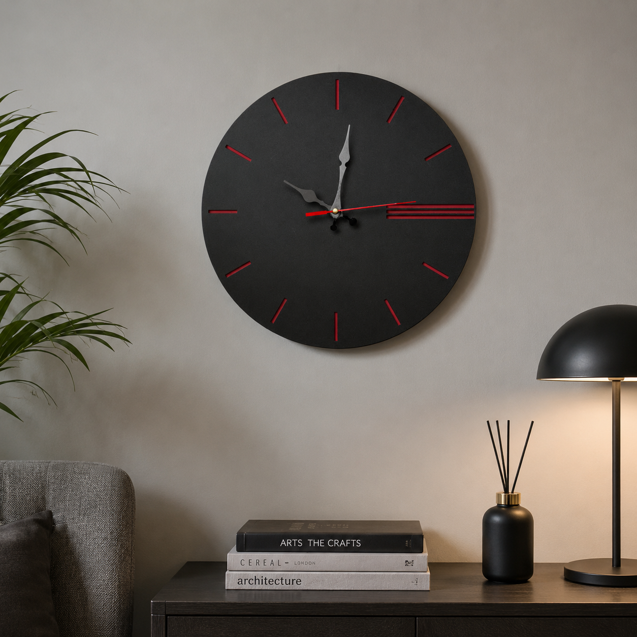 Acrylic Wall Clock  (C)